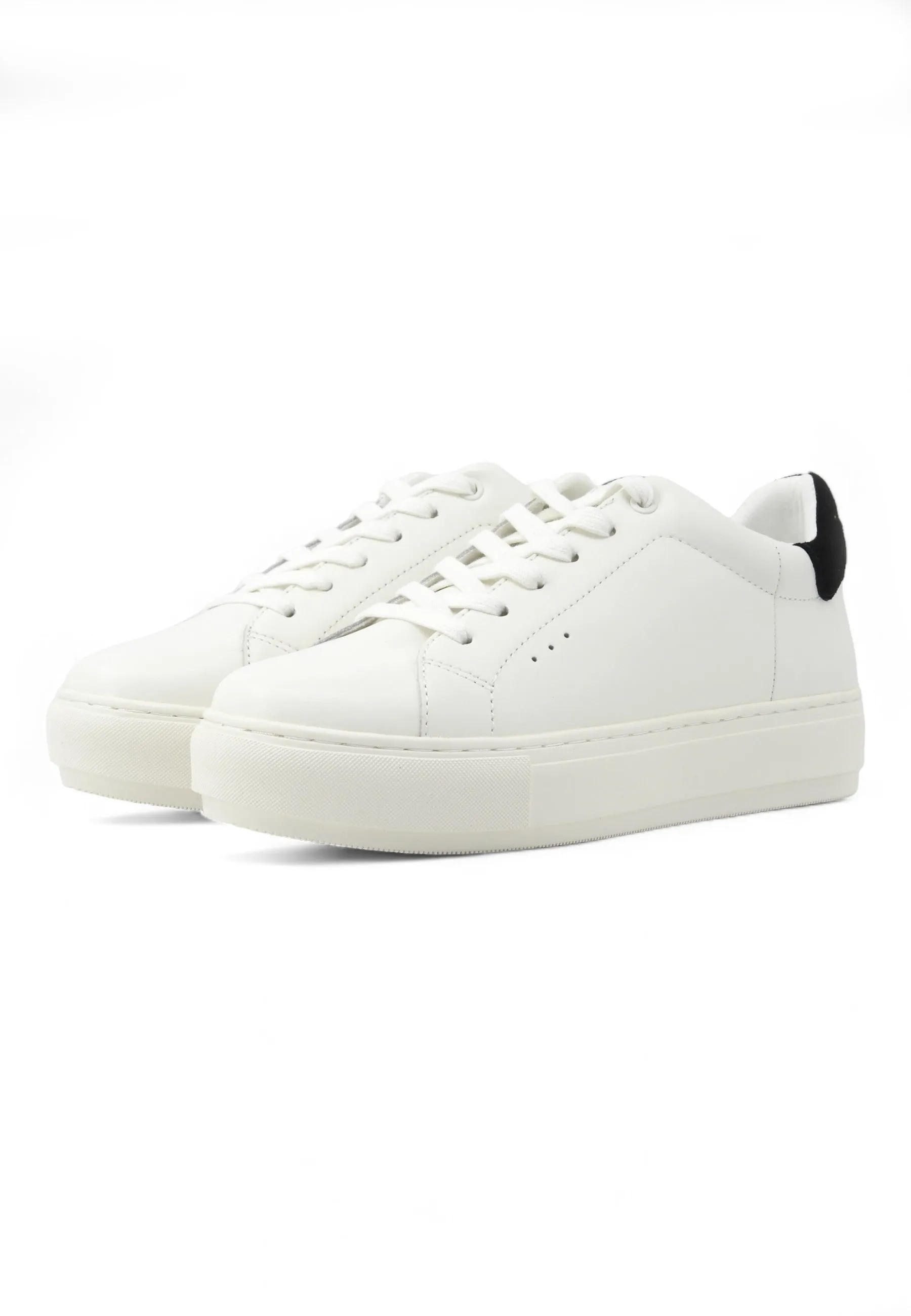 KURT GEIGER Suede Laney Sneaker Donna White Black 2626113109