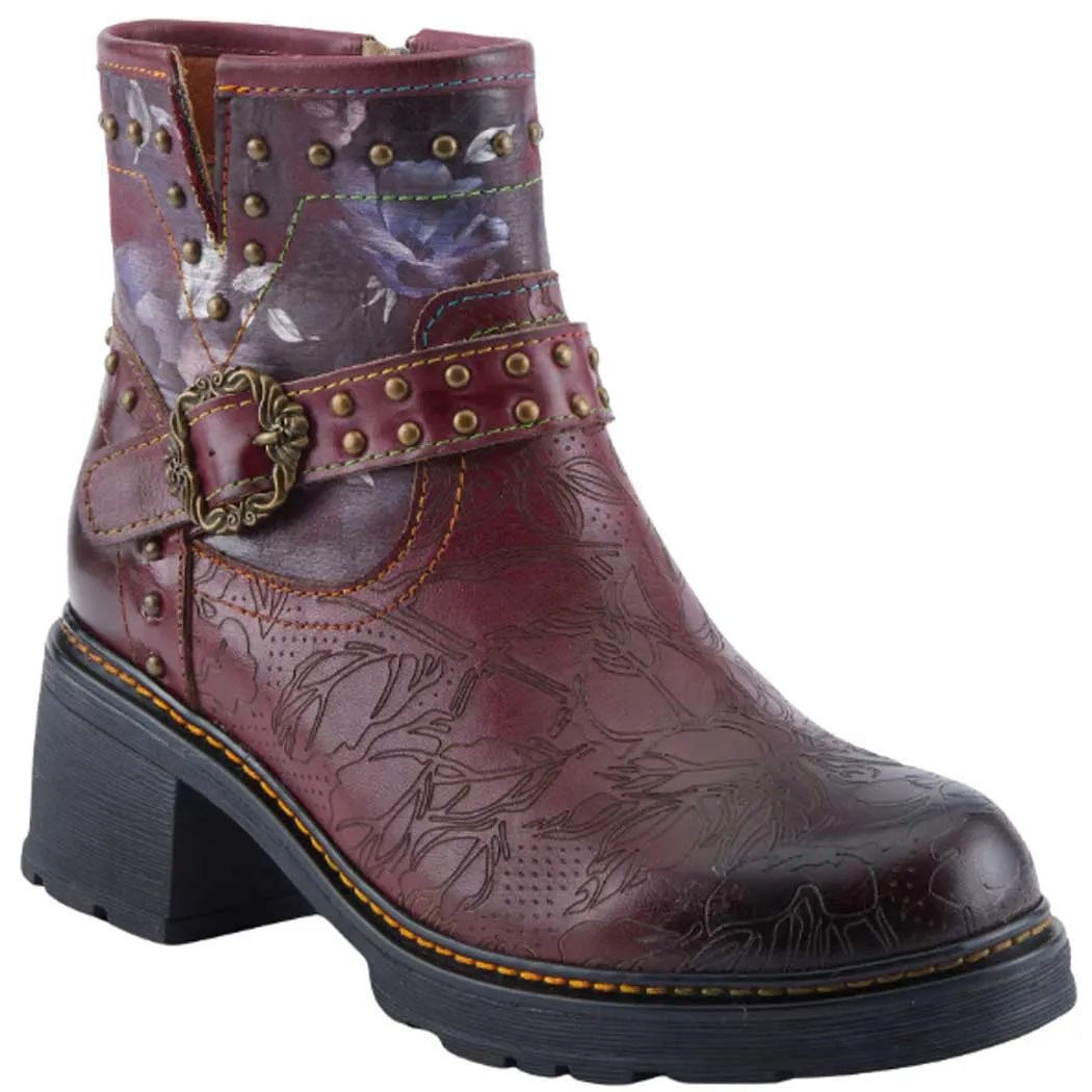 L'Artiste by Spring Step Branchout Boots Bordeaux Multi (Women's)