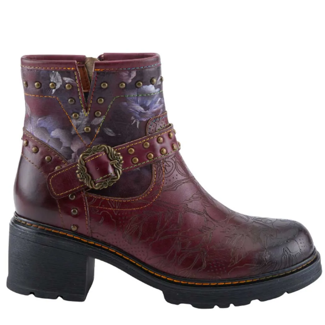 L'Artiste by Spring Step Branchout Boots Bordeaux Multi (Women's)