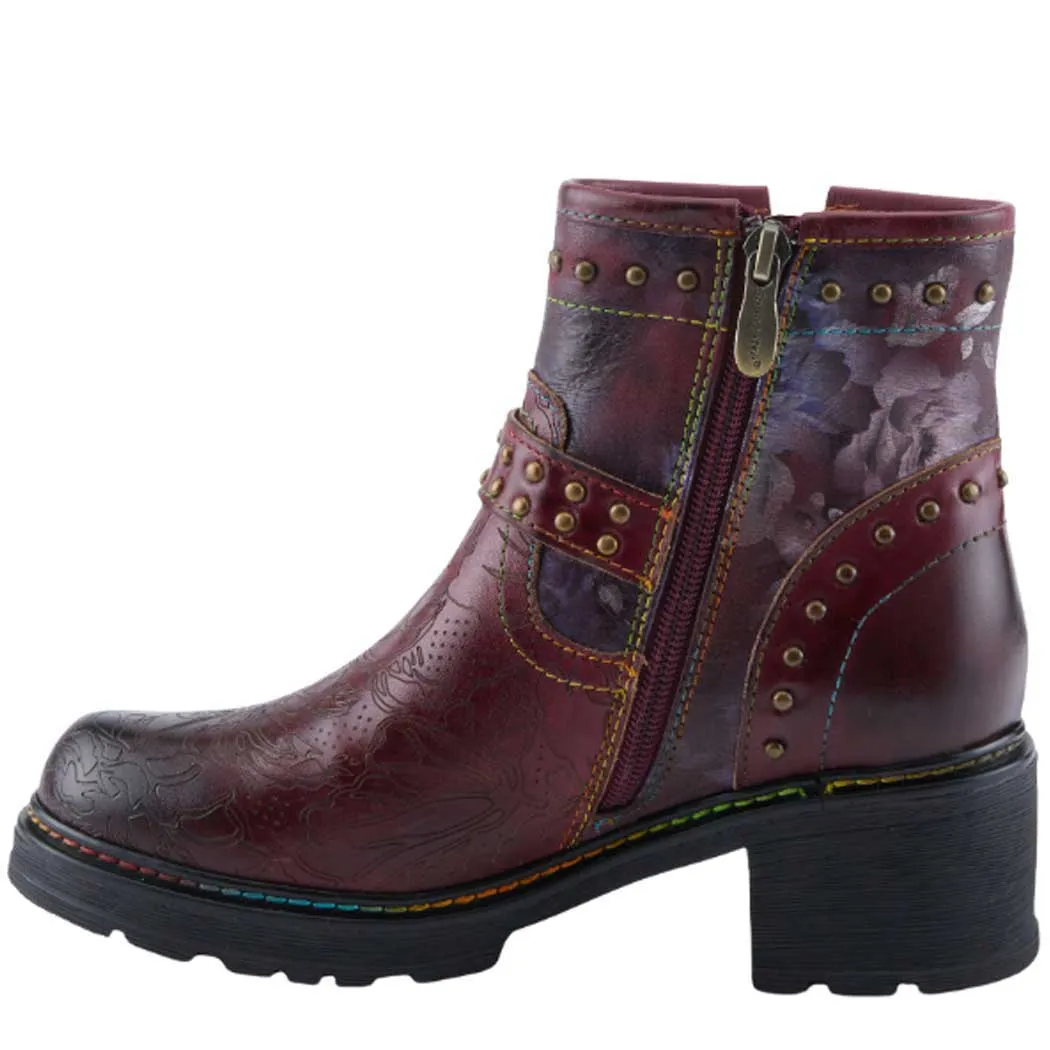 L'Artiste by Spring Step Branchout Boots Bordeaux Multi (Women's)