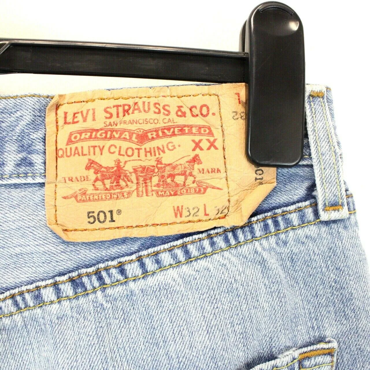 LEVIS 501 Jeans Light Blue | W32 L32