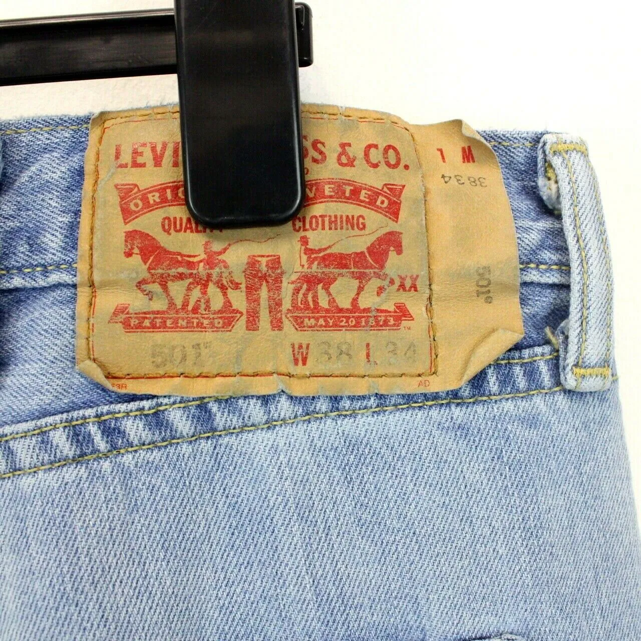 LEVIS 501 Jeans Light Blue | W38 L34