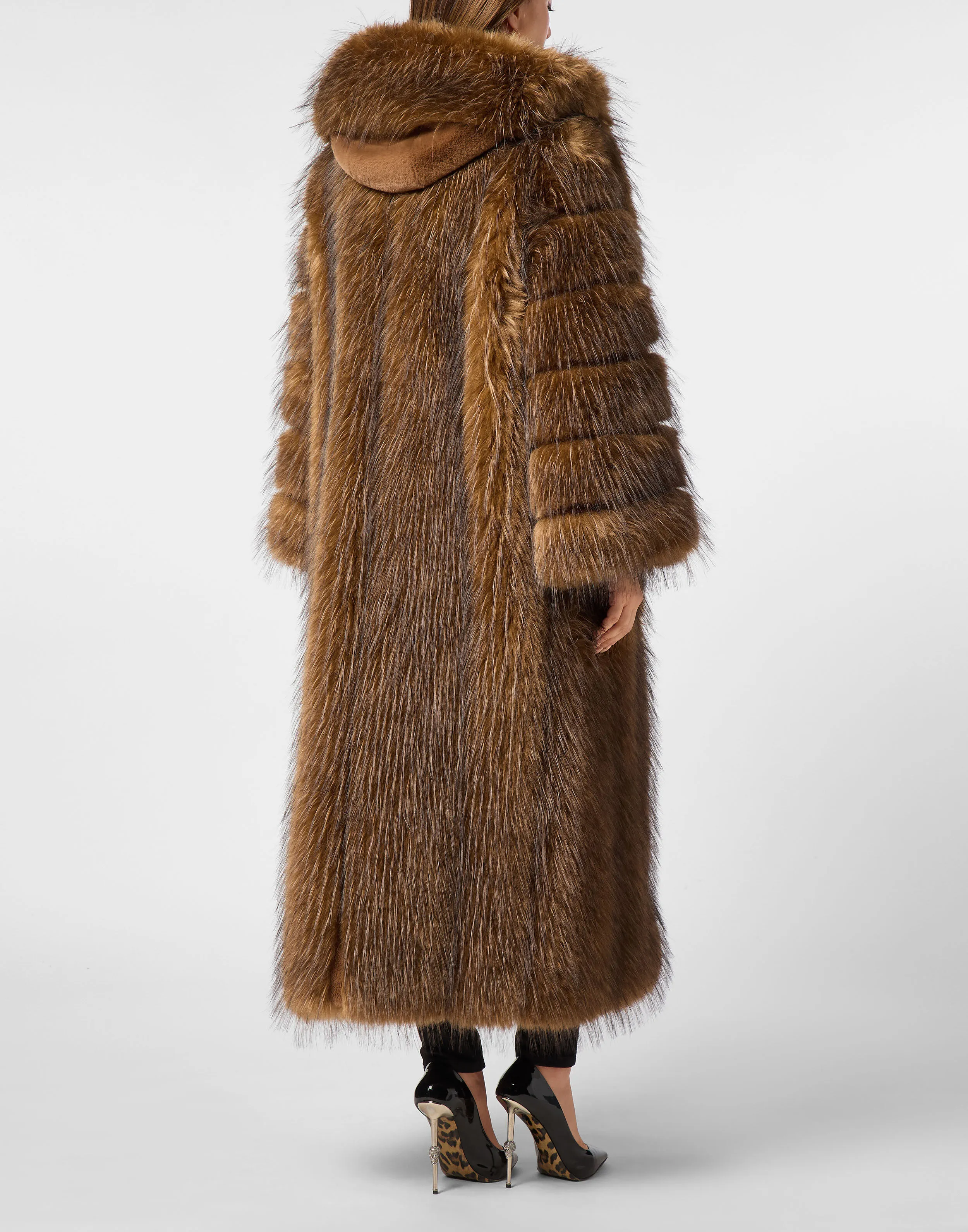 Long Eco Fox Coat