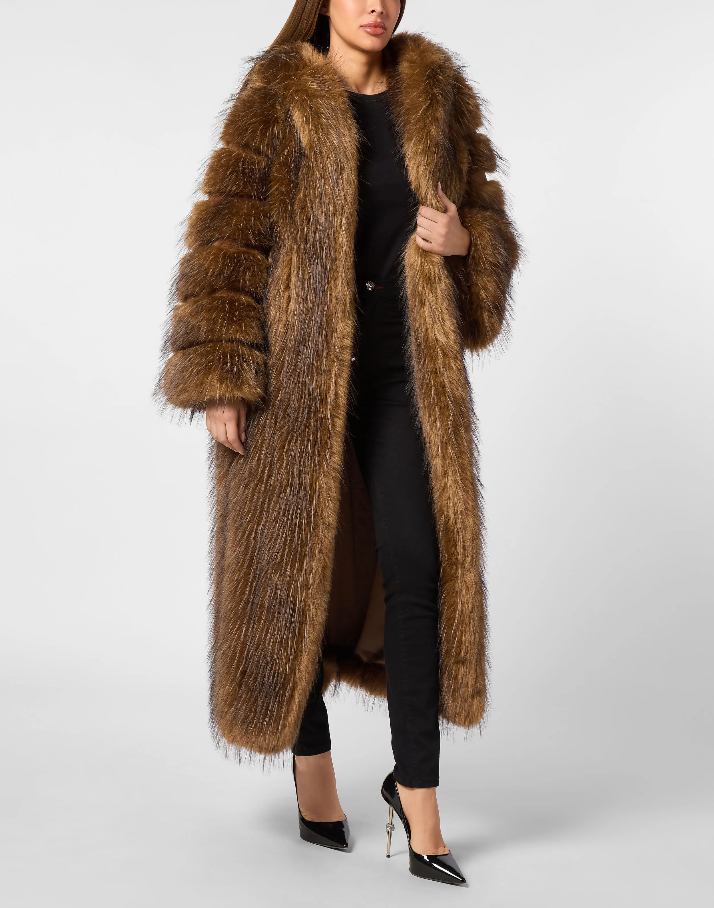 Long Eco Fox Coat