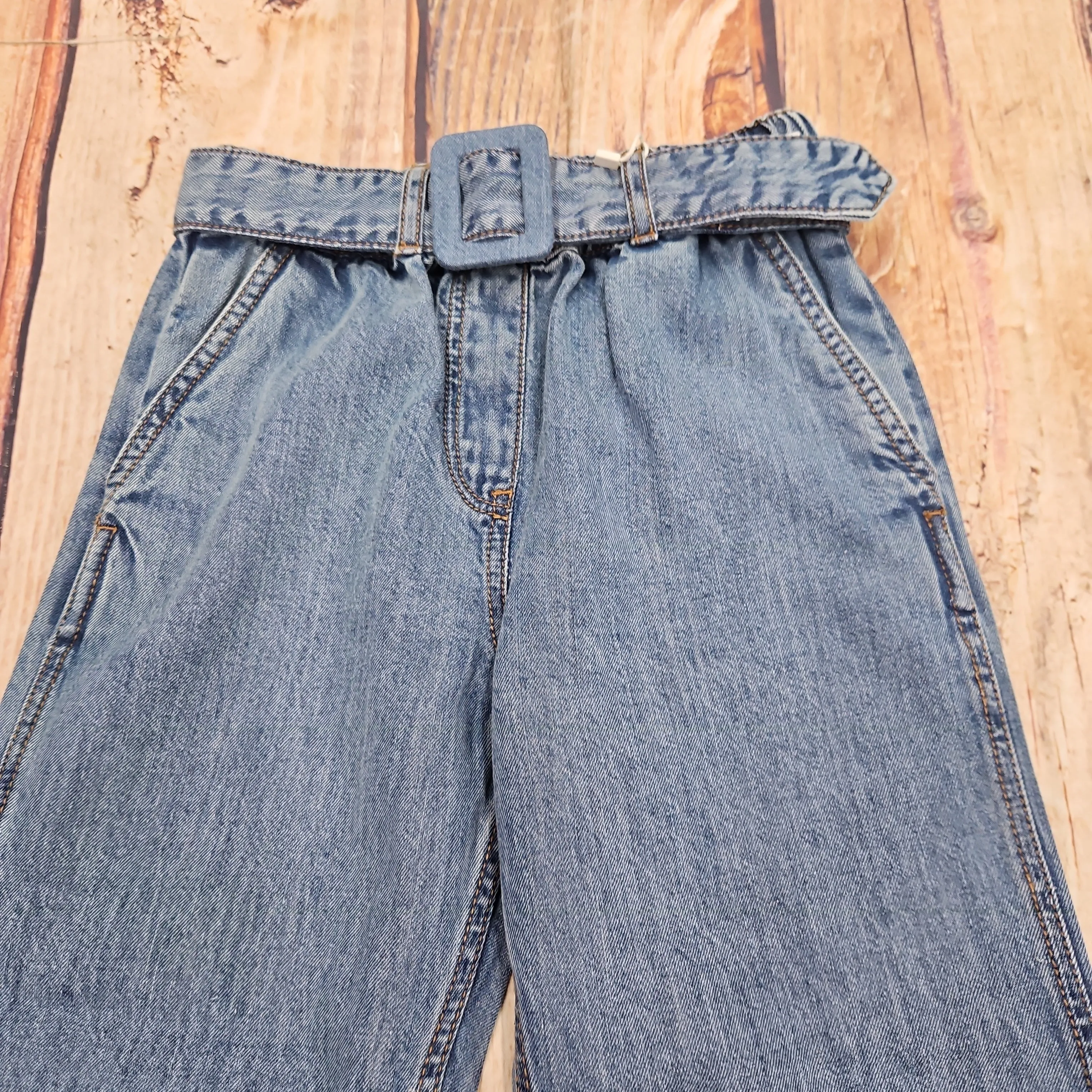 MAYORAL DENIM PANTS WITH BELT