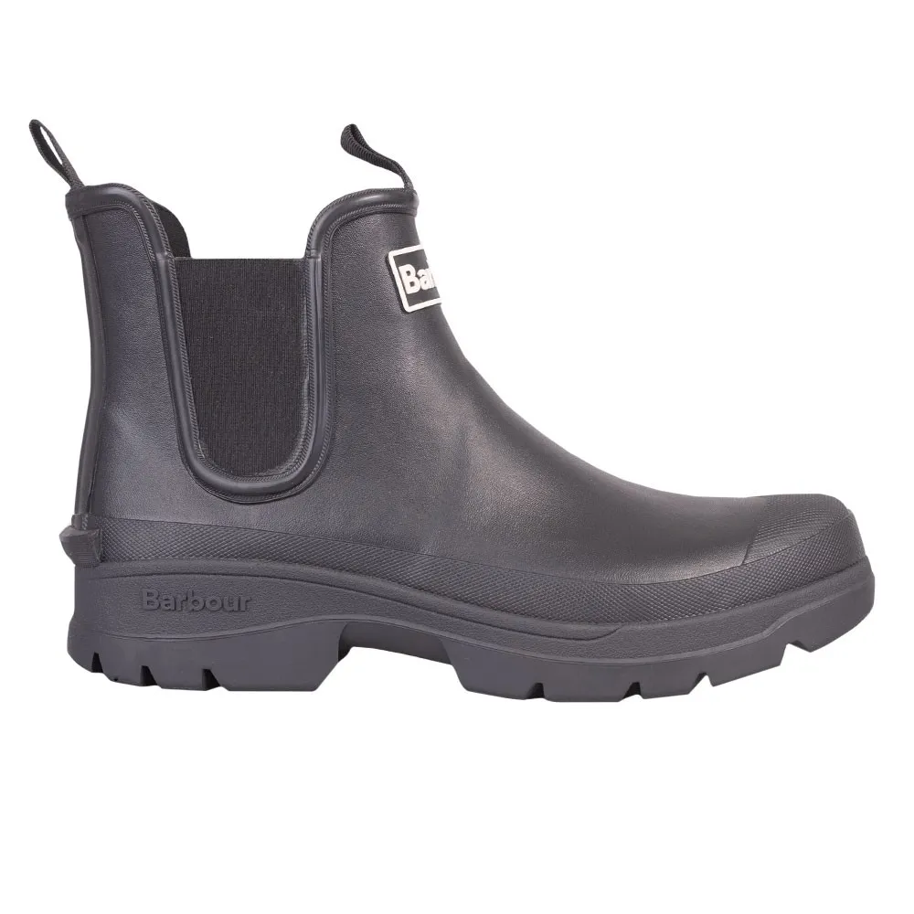 Mens Black Nimbus Short Wellington Boot