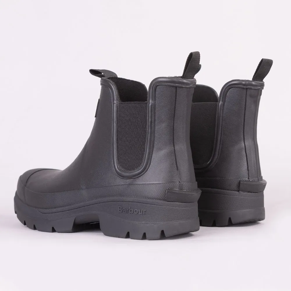 Mens Black Nimbus Short Wellington Boot