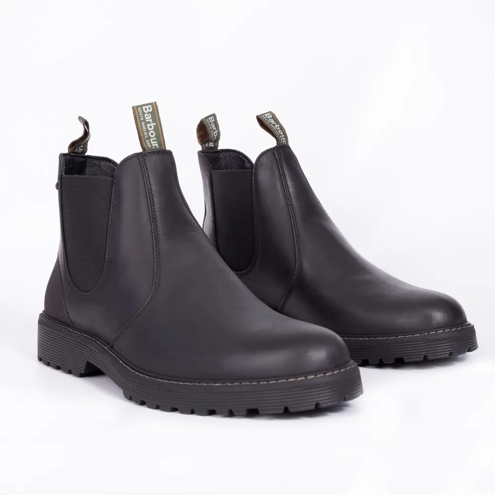 Mens Black Patton Chelsea Boot