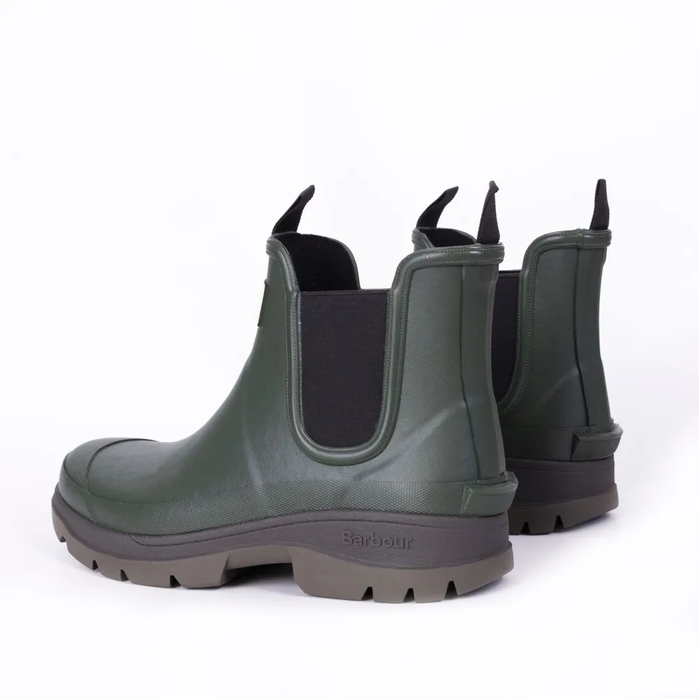 Mens Green Nimbus Short Wellington Boot