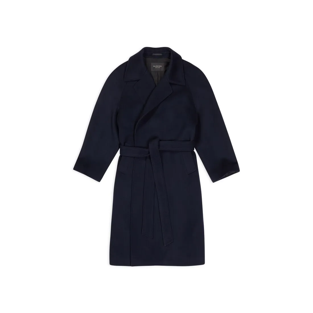      Men's Raglan Coat in Navy Blue 