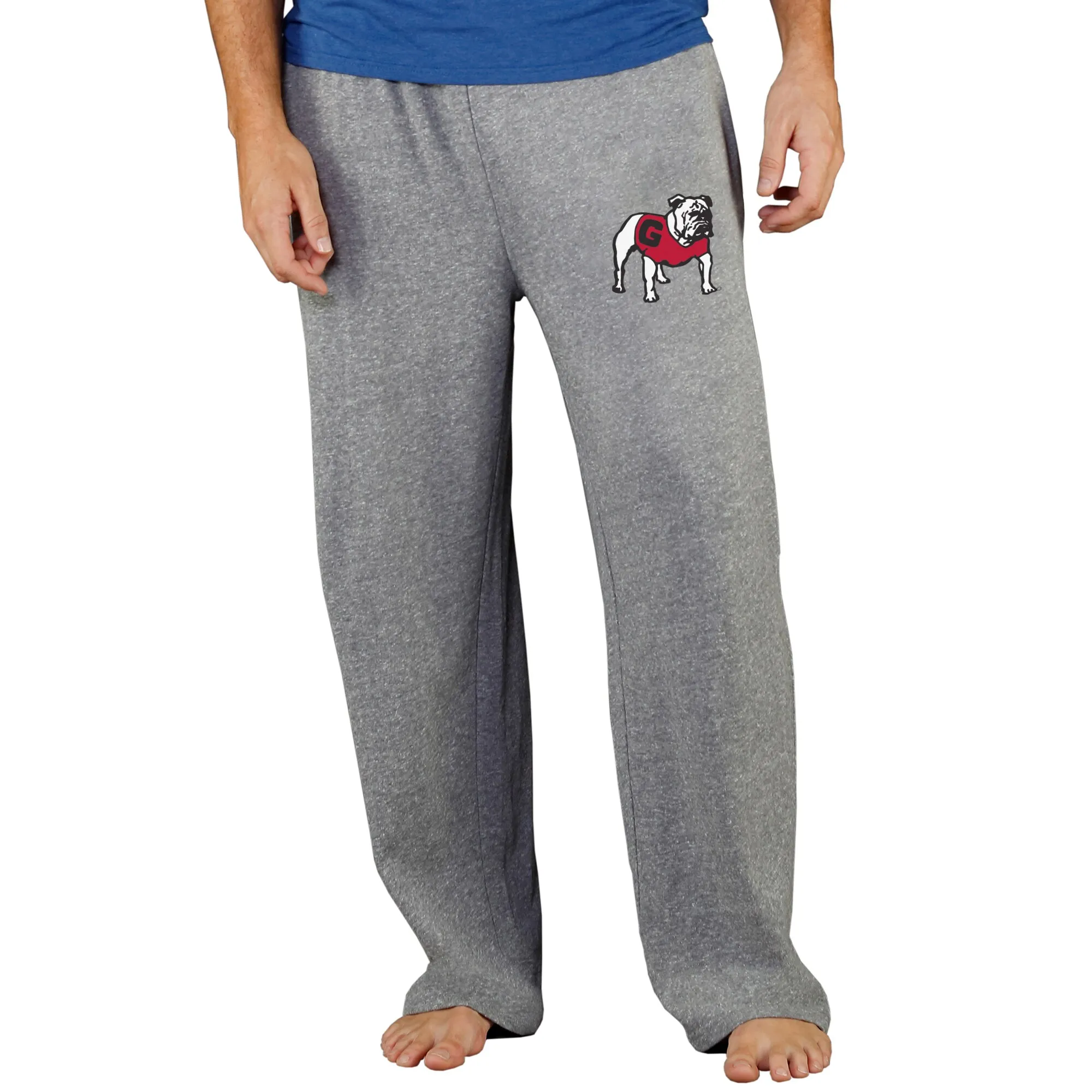 Men's Concepts Sport Gray Georgia Bulldogs Mainstream Terry Pants