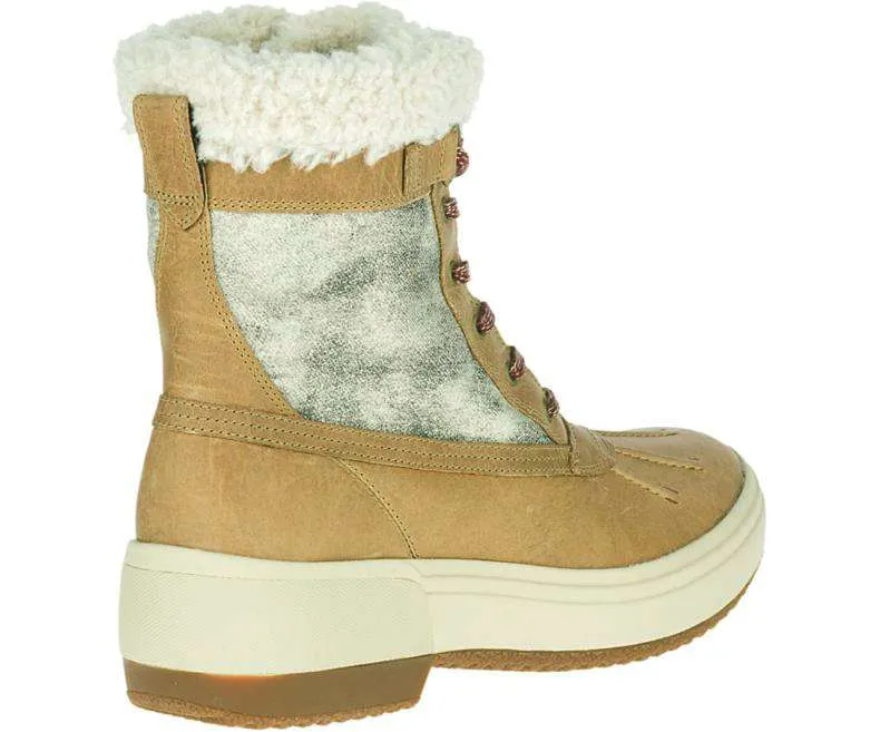 Merrell Women’s Haven Mid Lace Polar Waterproof Boots – Camel