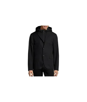 Michael Kors Mens Laser-Cut Hybrid Blazer Jacket