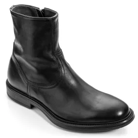 Muller Black Calf Zip Boot