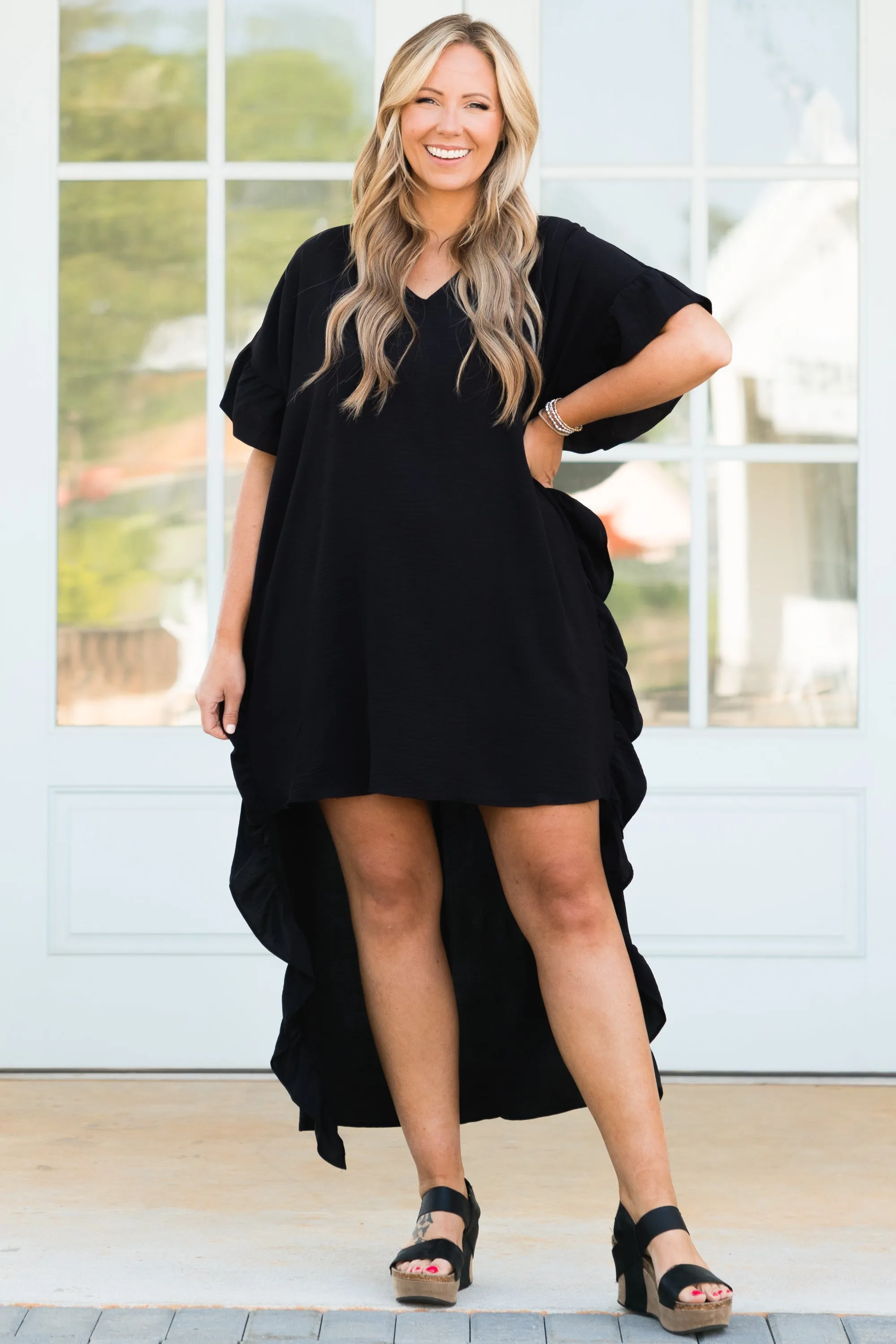 Never Afraid Dress, Black