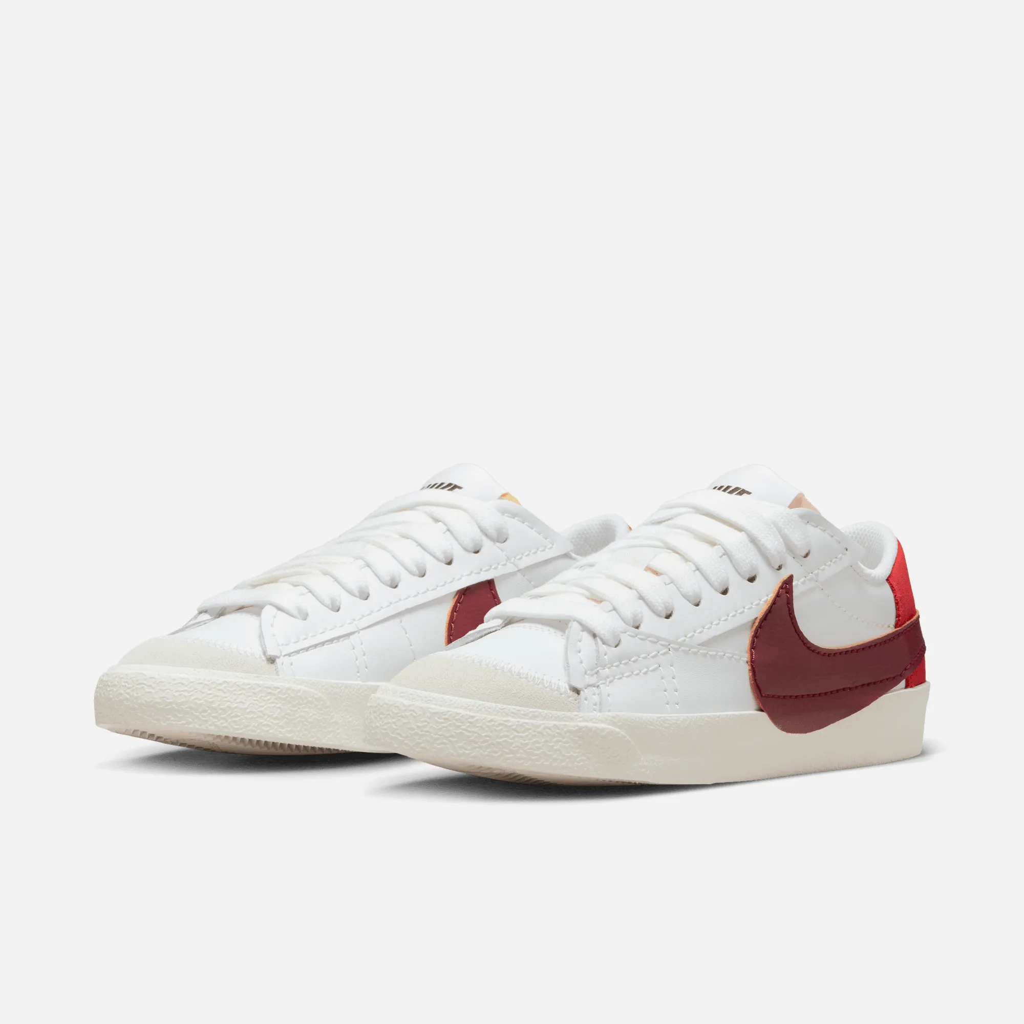 Nike Women's Blazer Low Jumbo White Red