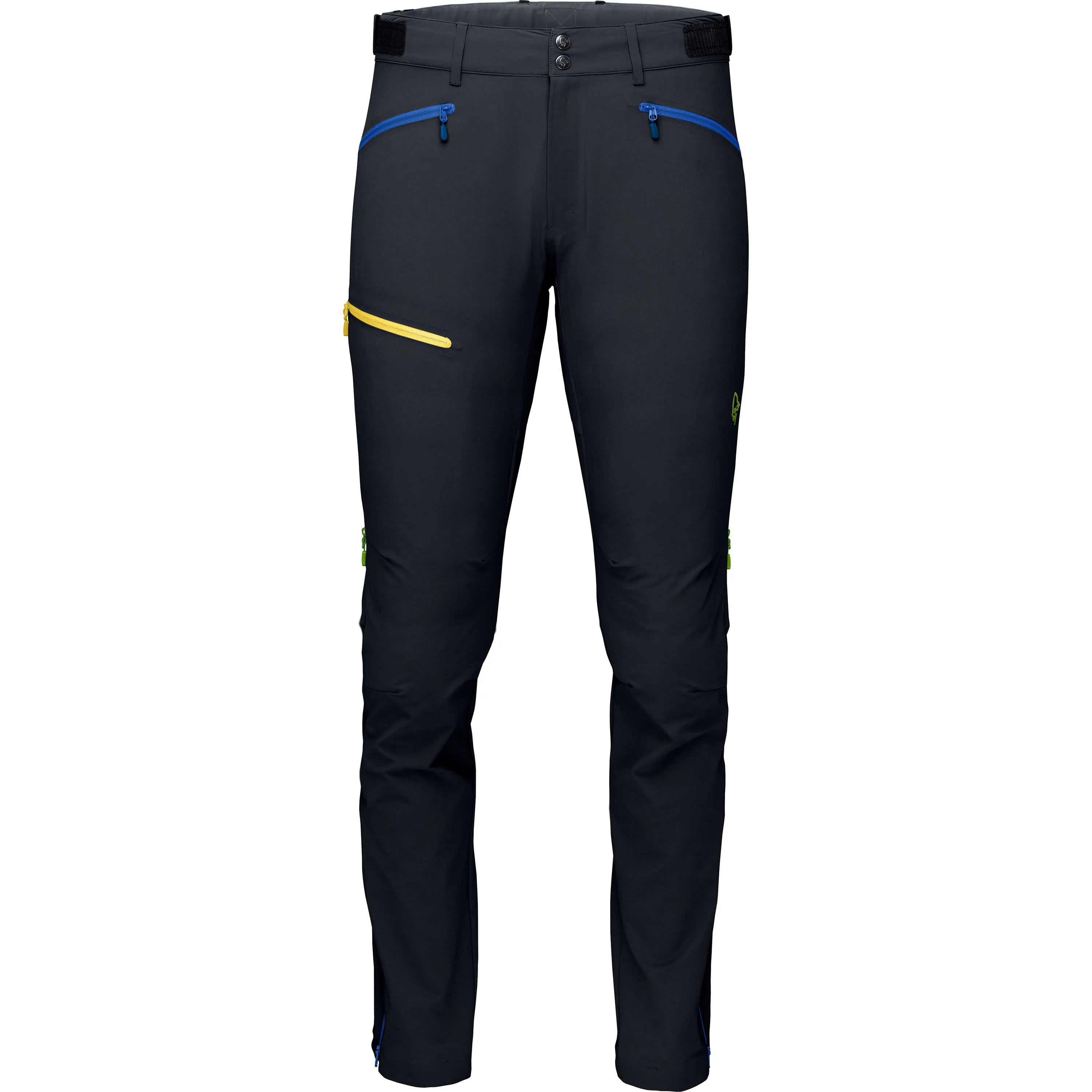 Norrøna Men's Falketind Flex1 Pants Caviar/Multi | Buy Norrøna Men's Falketind Flex1 Pants Caviar/Multi here | Outnort