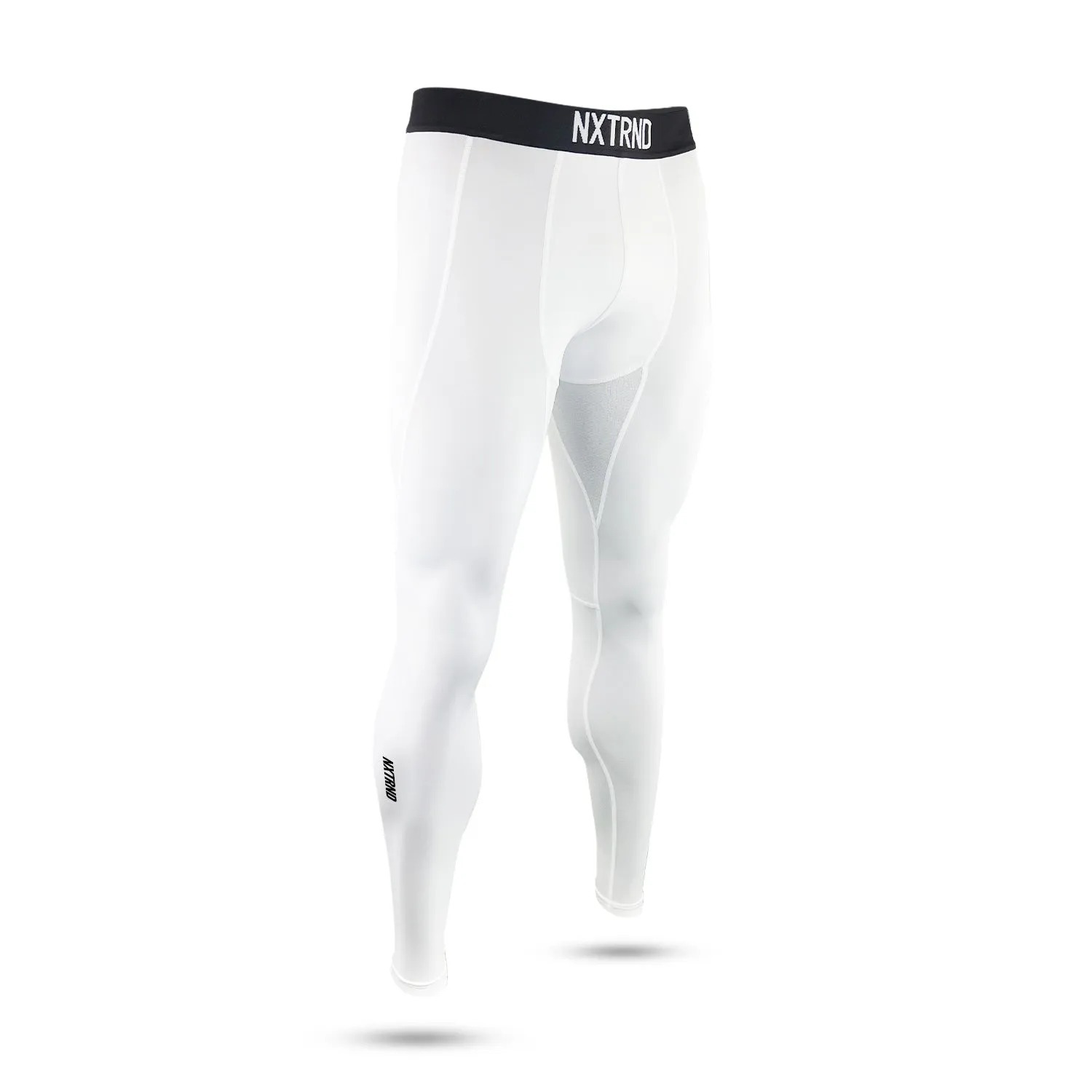 Nxtrnd White Compression Pants