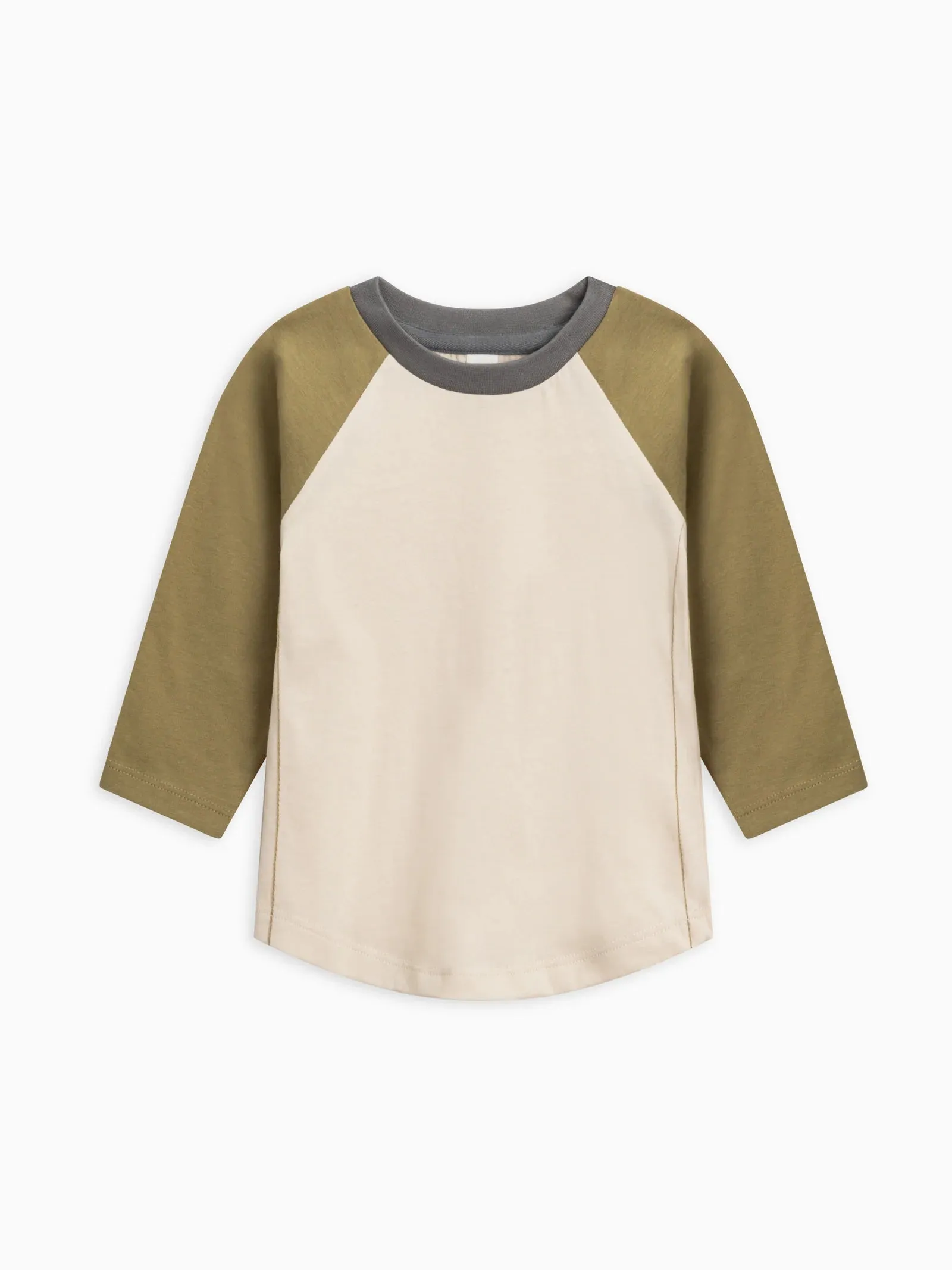 Organic Louie Baseball Tee - Herb Natural