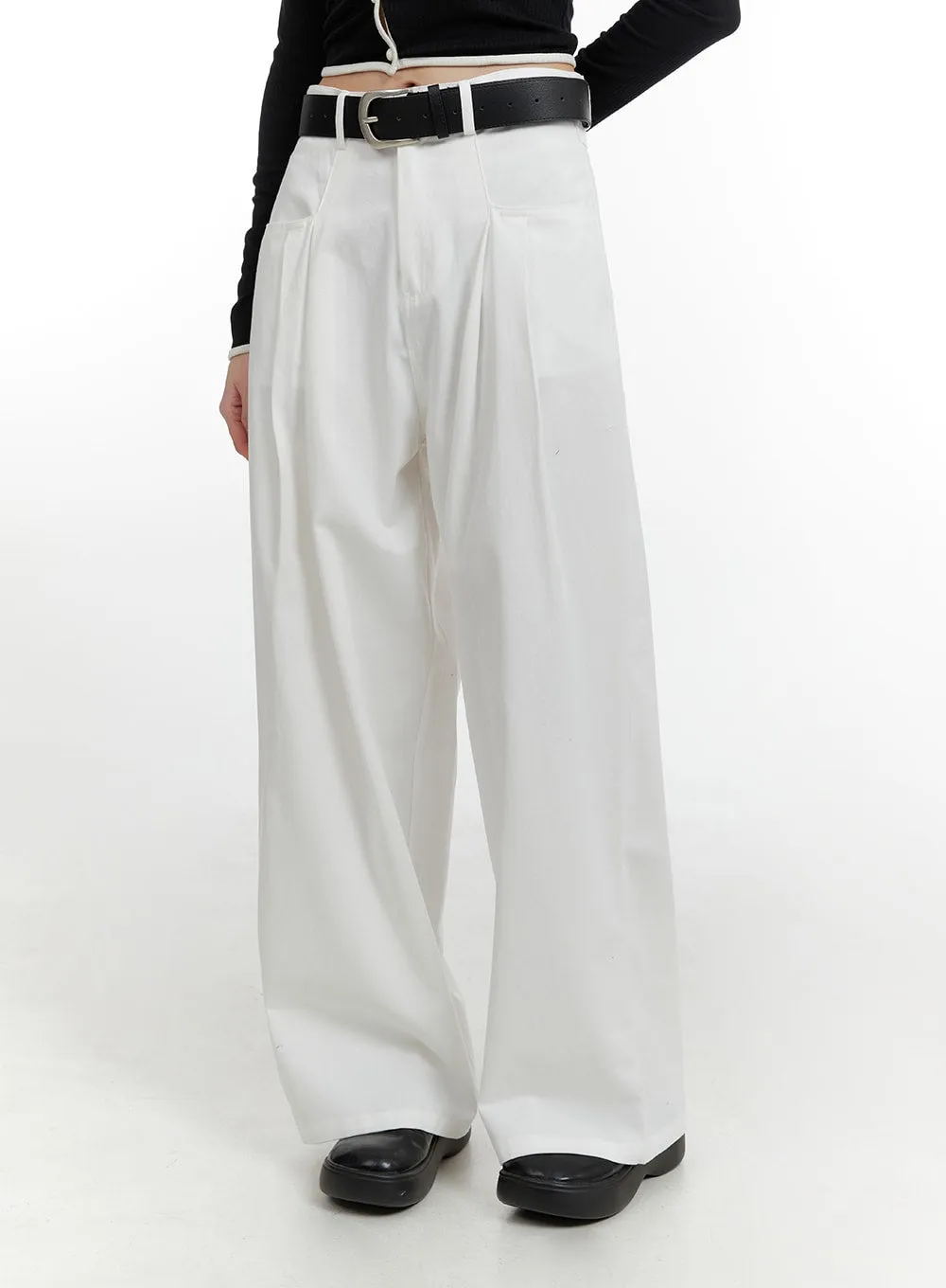 Pintuck Palazzo Pants CM429