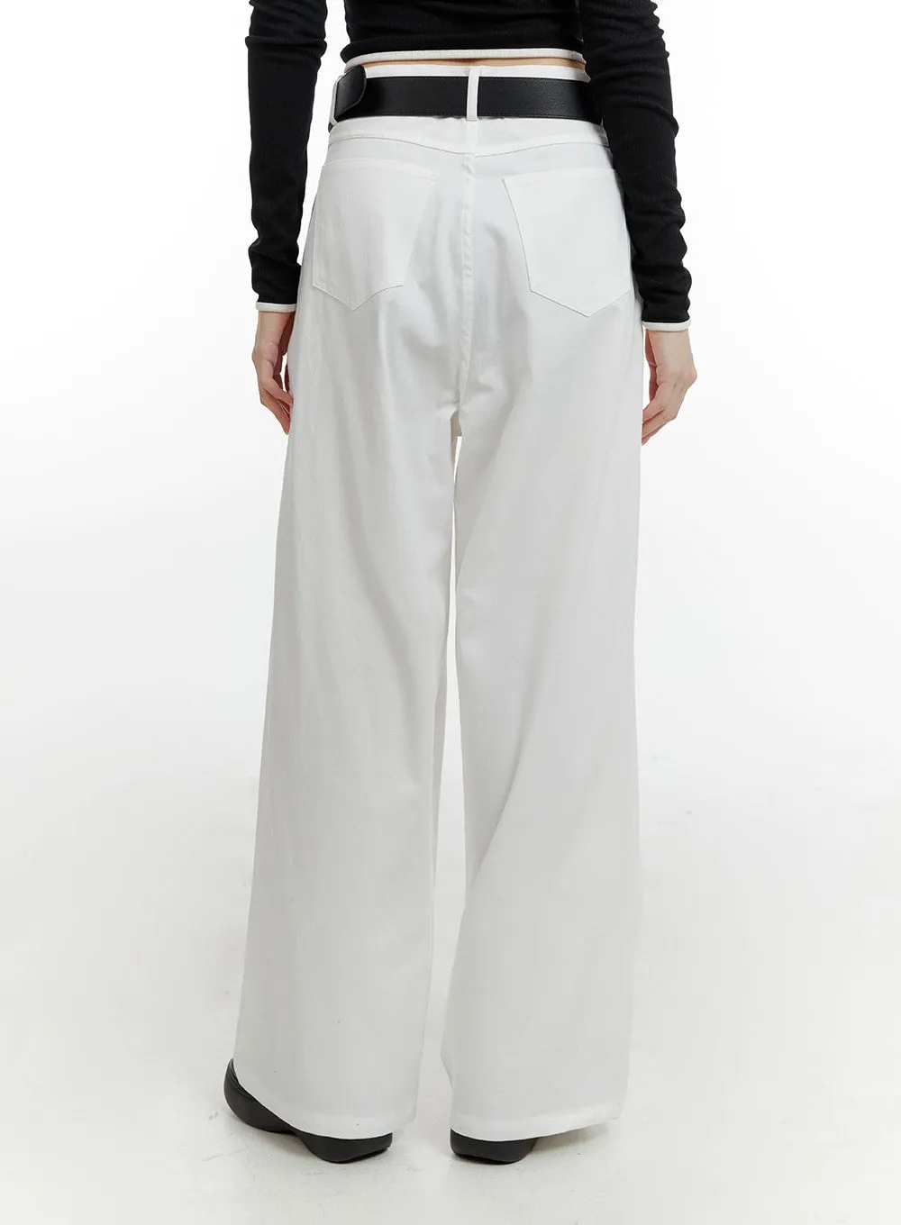 Pintuck Palazzo Pants CM429