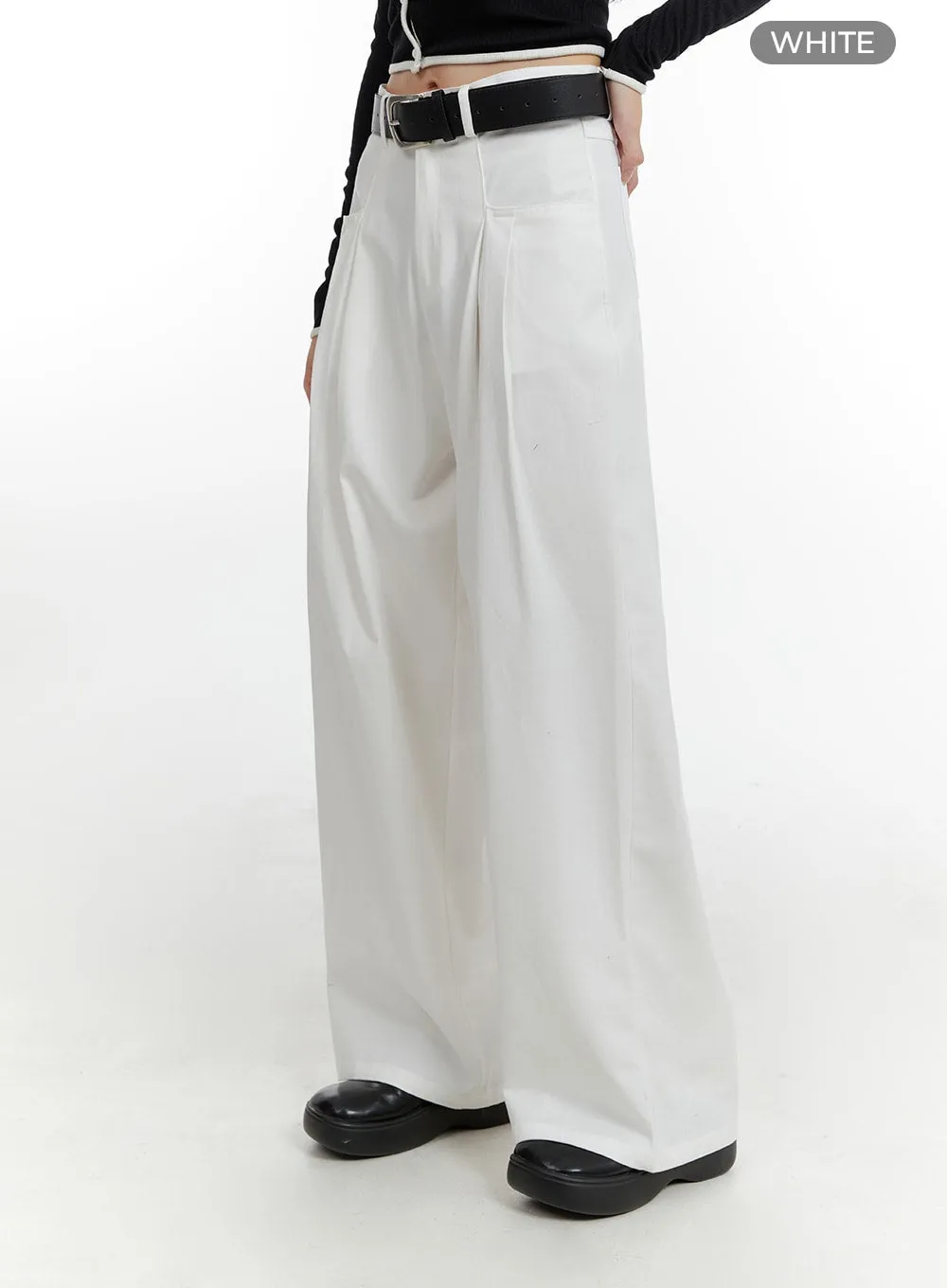 Pintuck Palazzo Pants CM429