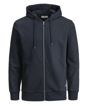 Produkt Basic Zip Up Hooded Sweatshirts Navy Blazer