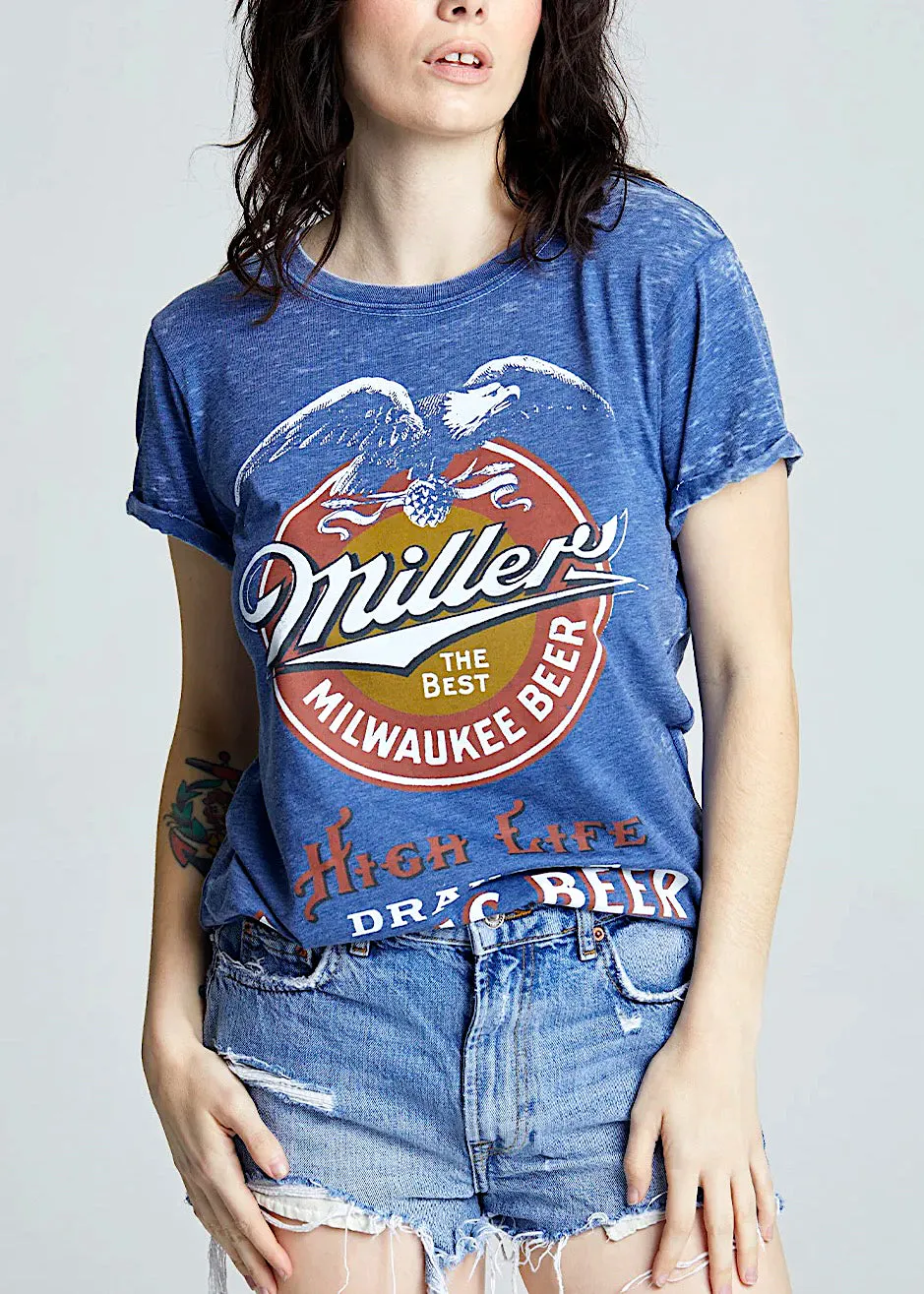 Recycled Karma Navy Miller T-Shirt