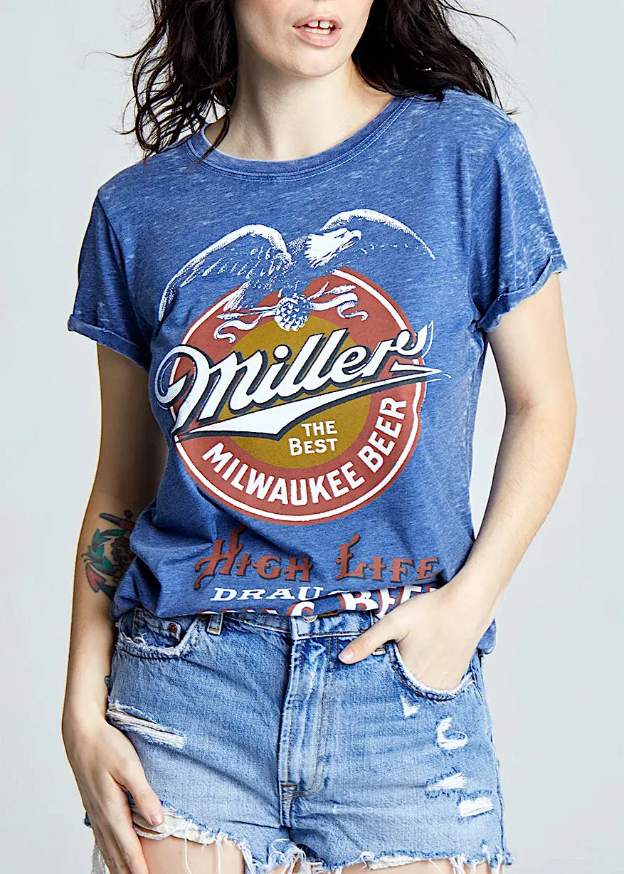 Recycled Karma Navy Miller T-Shirt