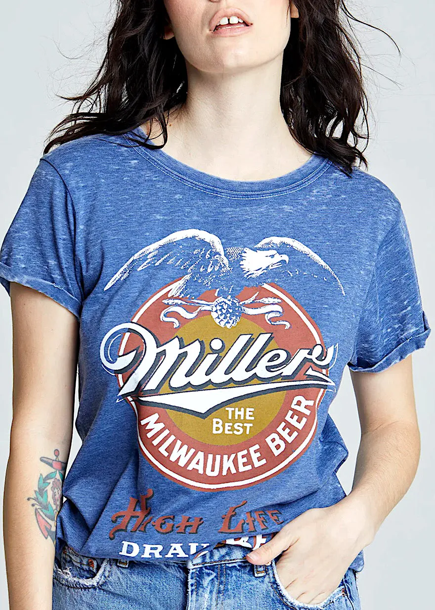 Recycled Karma Navy Miller T-Shirt