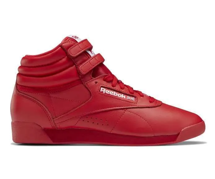 Reebok Women’s Freestyle Hi Shoes – Vector Red