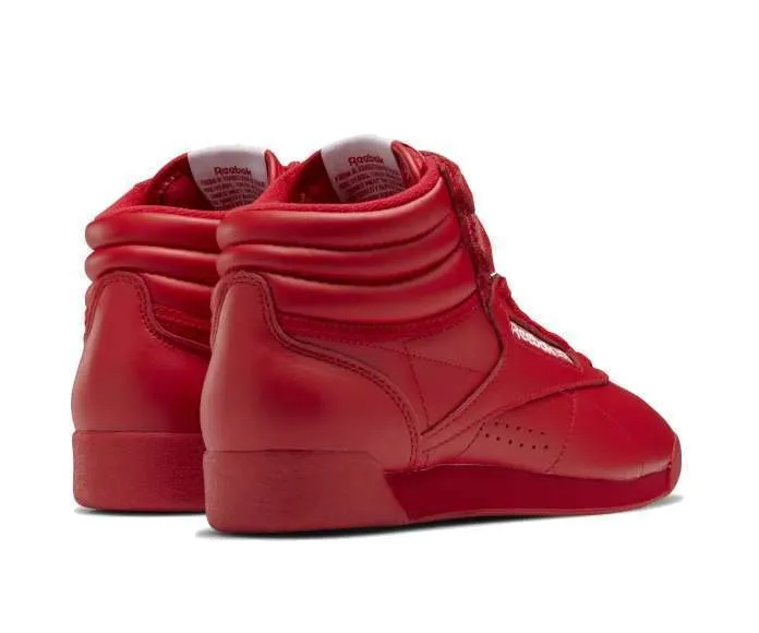 Reebok Women’s Freestyle Hi Shoes – Vector Red