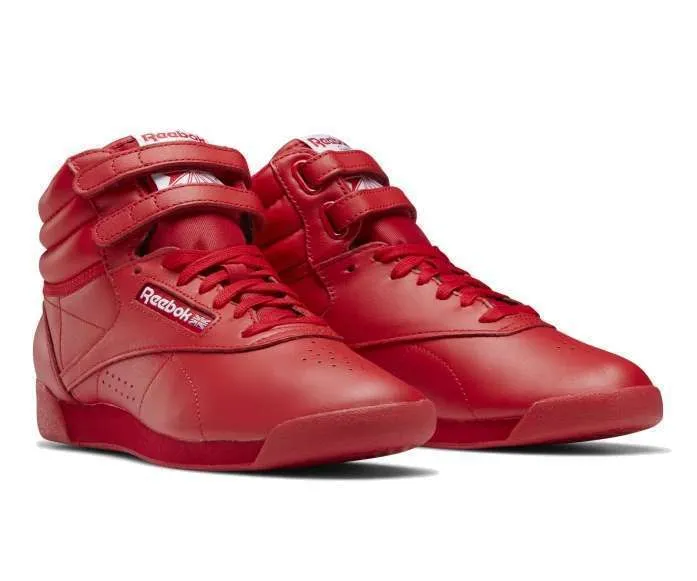 Reebok Women’s Freestyle Hi Shoes – Vector Red