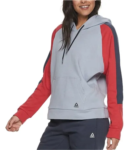 Reebok Womens Color Block Hoodie Sweatshirt, TW2