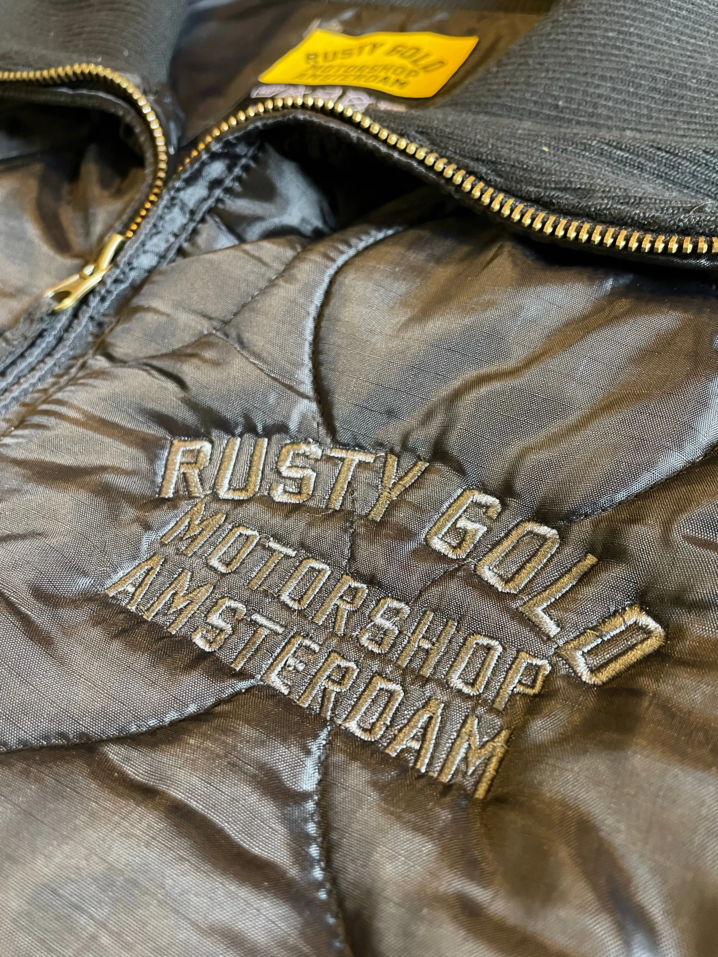 Rusty Gold Radiator Jacket Black