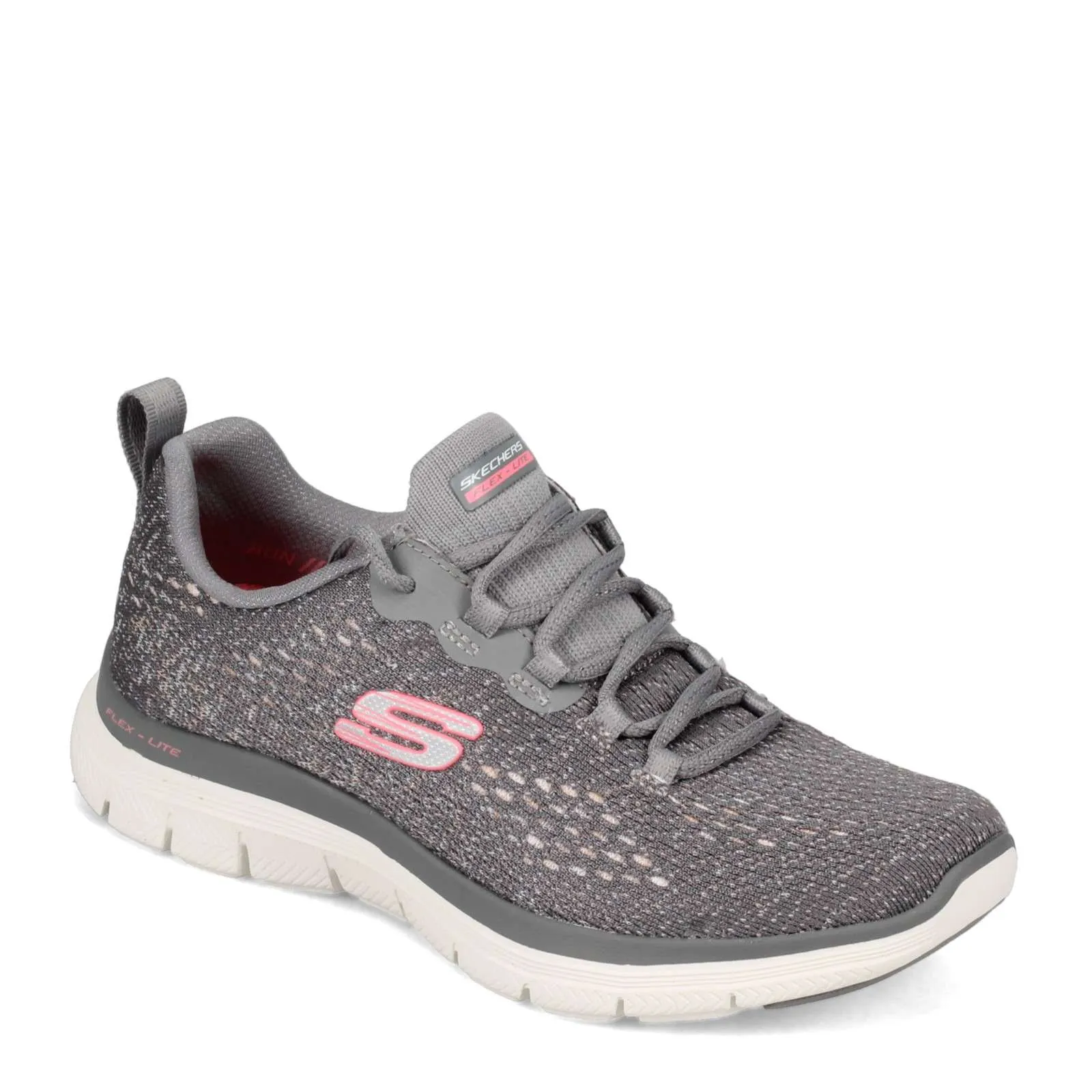 Skechers Women’s Flex Appeal 4.0 Vivid Spirit shoes – Gray Pink