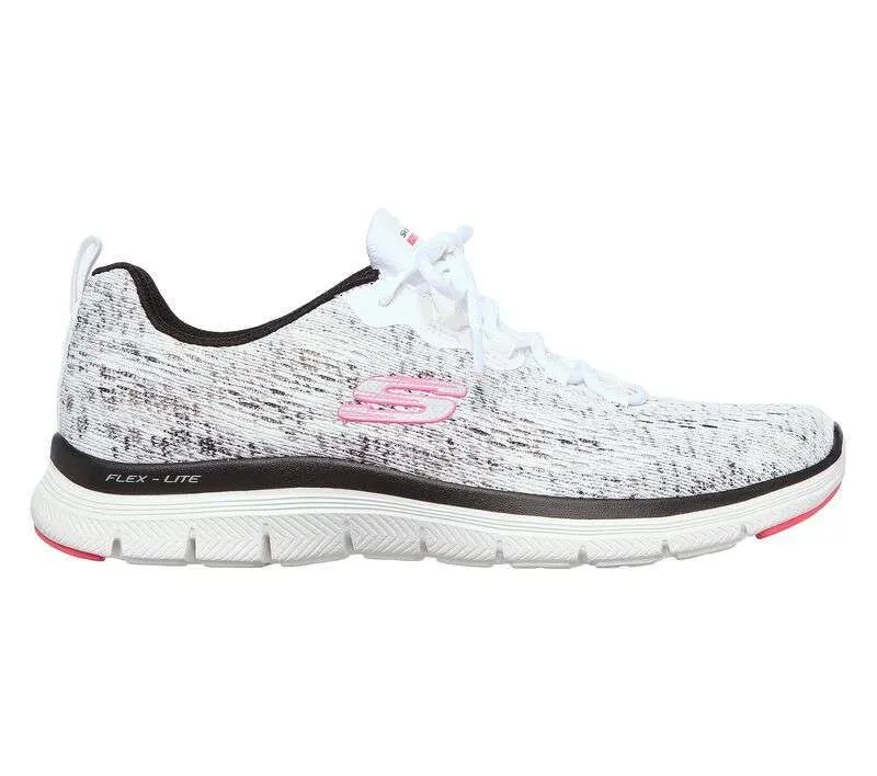 Skechers Women’s Flex Appeal 4.0 Vivid Spirit shoes – Gray Pink