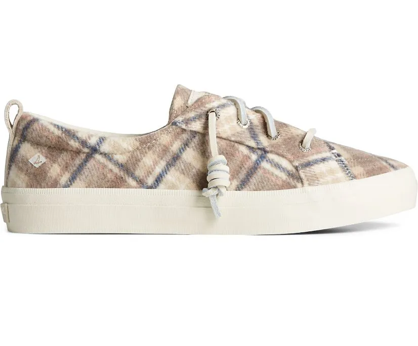 Sperry Womens Crest Vibe Plaid Wool Sneakers