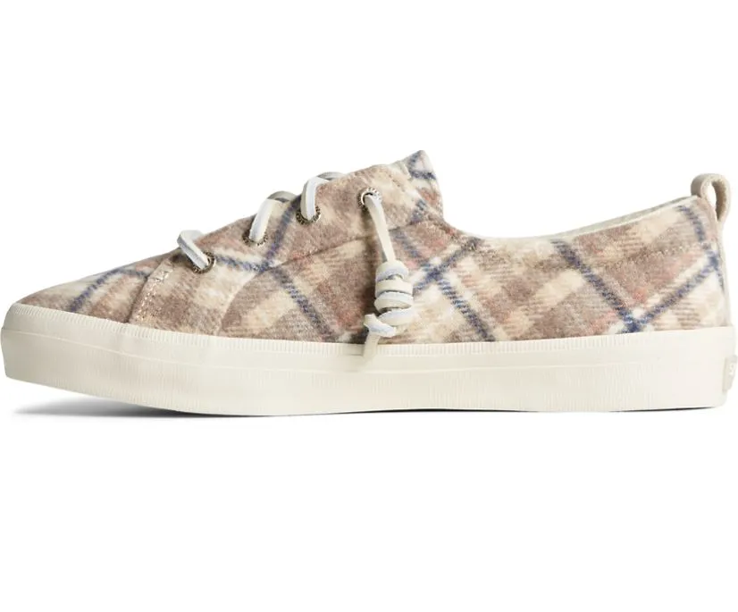 Sperry Womens Crest Vibe Plaid Wool Sneakers