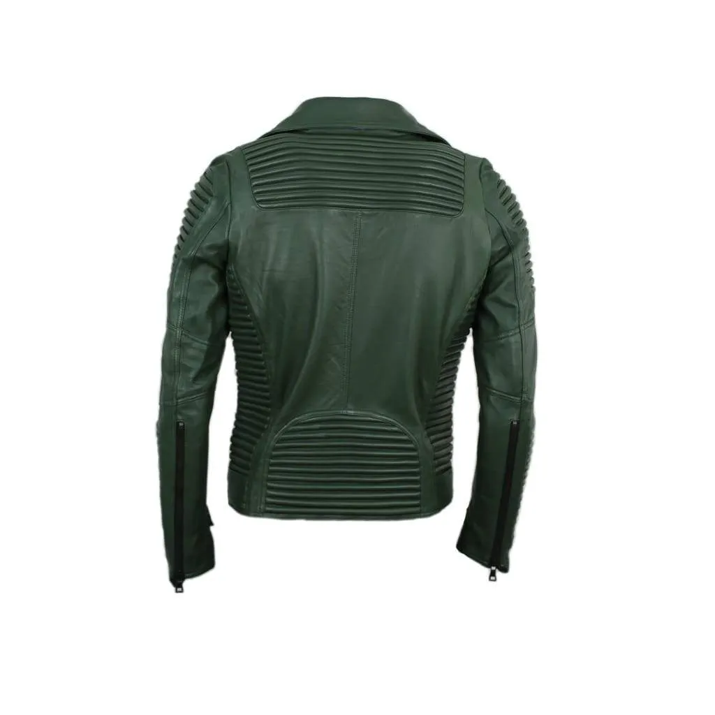 Stealth Moto Jacket ( Hunter Green )