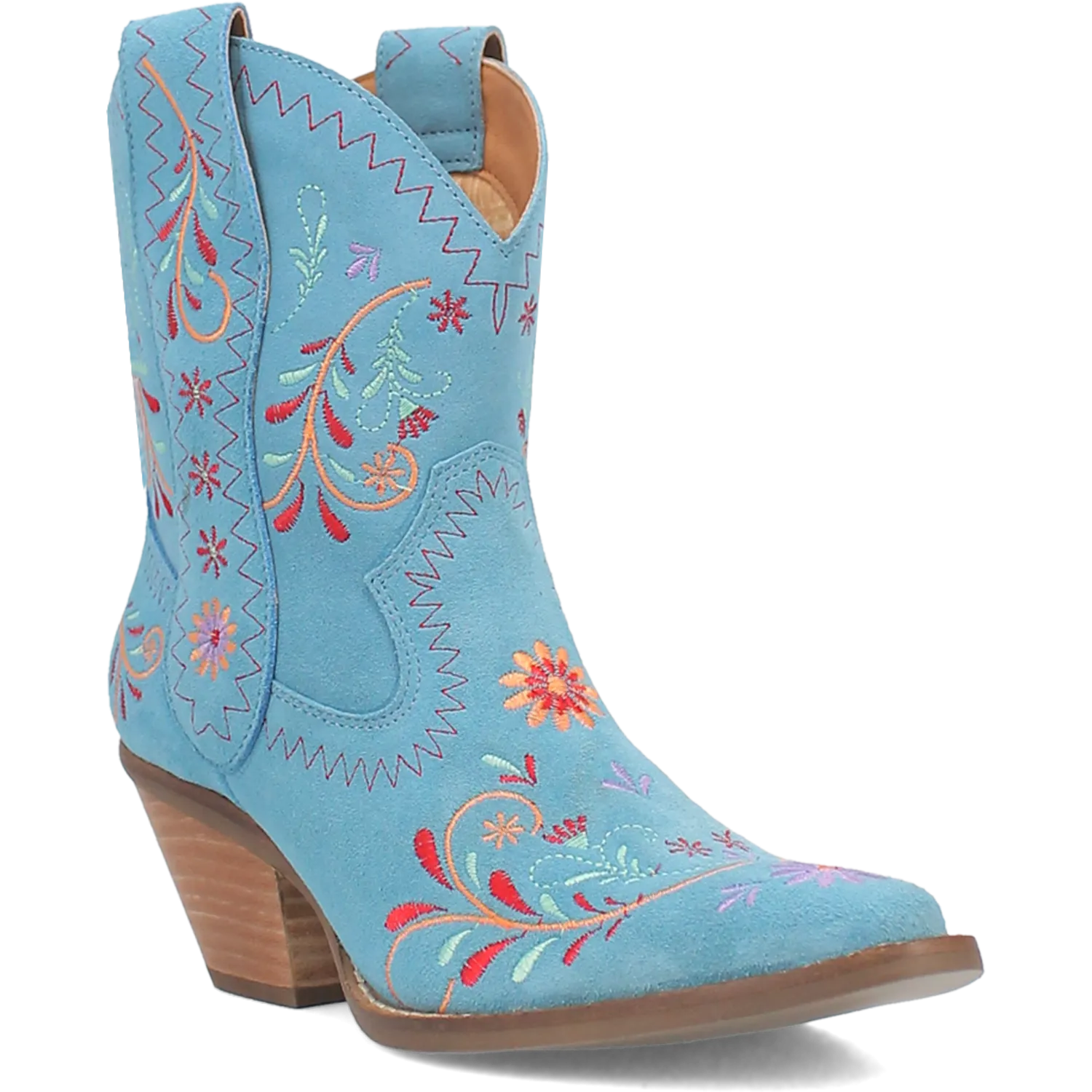 Sugar Bug Blue Leather Bootie (DS)