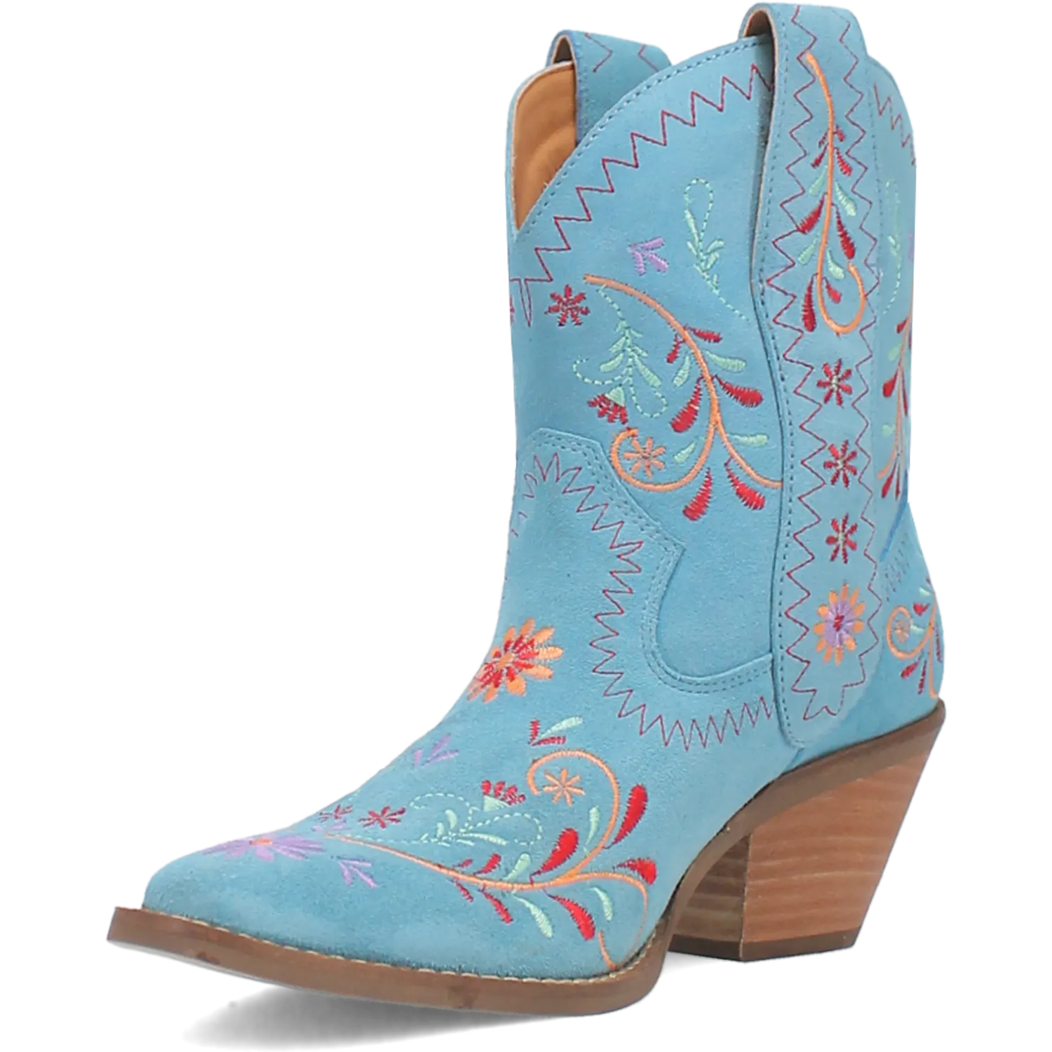 Sugar Bug Blue Leather Bootie (DS)