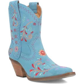 Sugar Bug Blue Leather Bootie (DS)