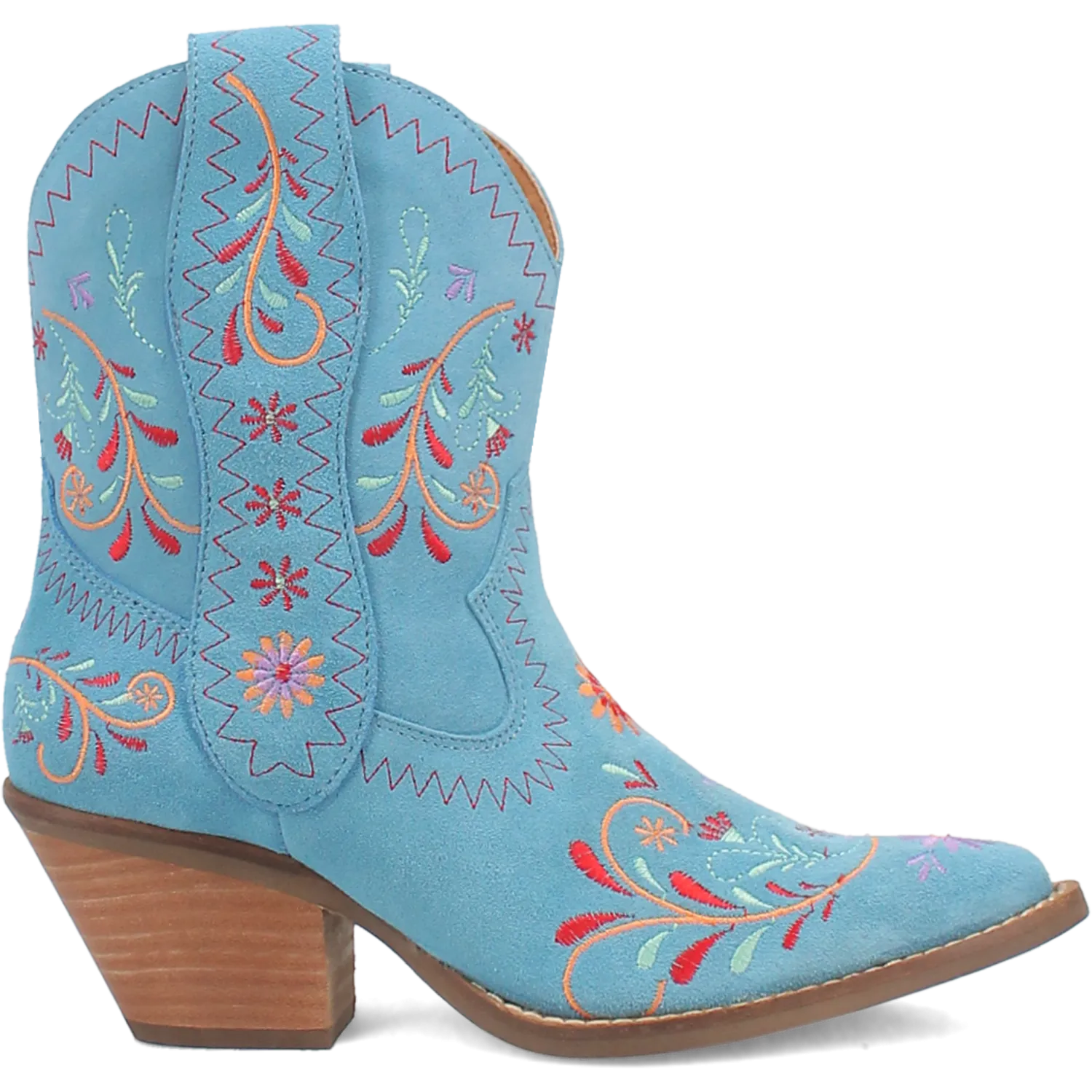 Sugar Bug Blue Leather Bootie (DS)