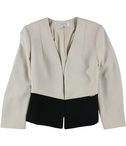 Tahari Womens Colorblocked Blazer Jacket