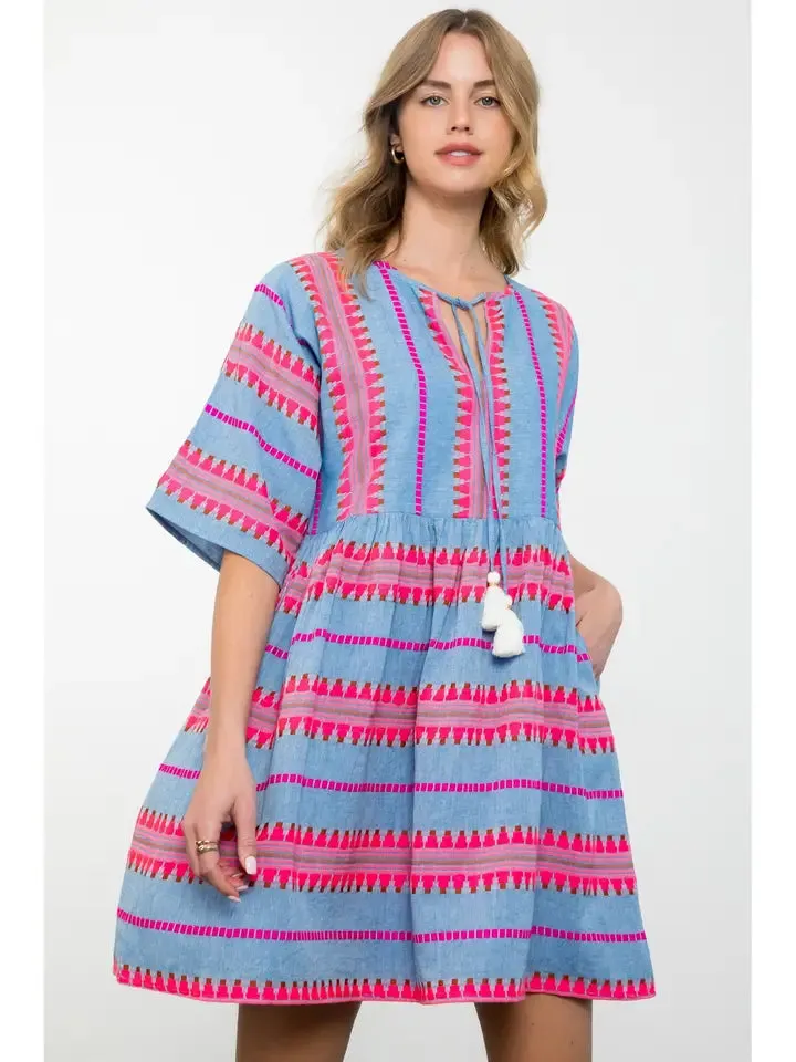 Tassel Tie Dress