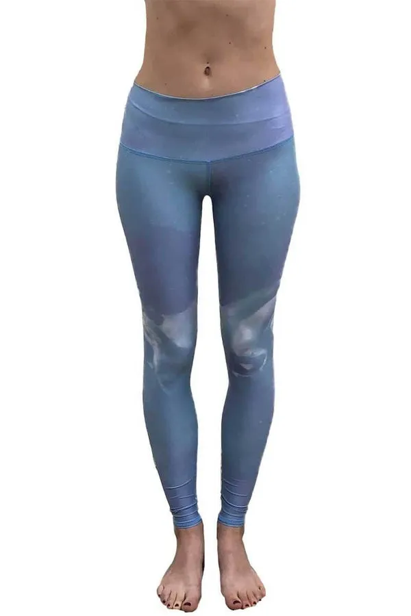 TEEKI // HIGH HORSES LEGGINGS - BLUE