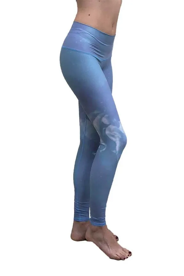 TEEKI // HIGH HORSES LEGGINGS - BLUE