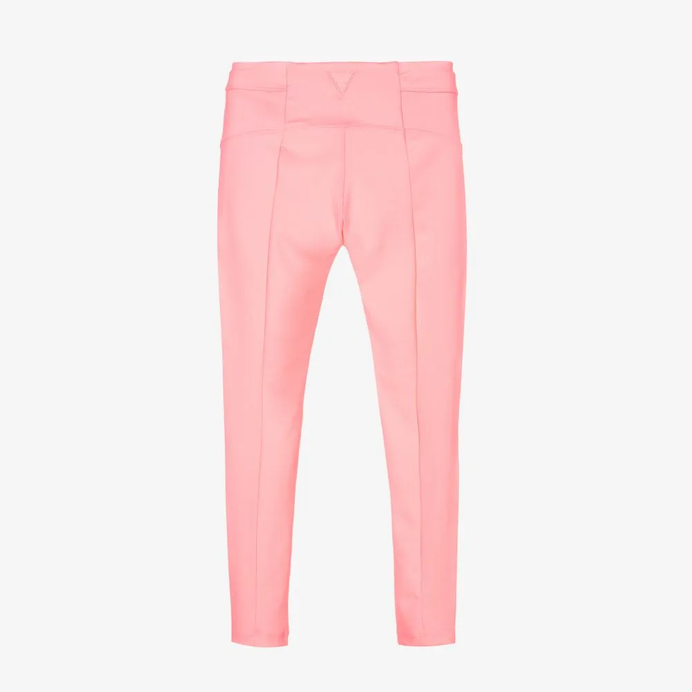 Teen Girls Neon Pink Leggings