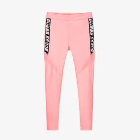 Teen Girls Neon Pink Leggings